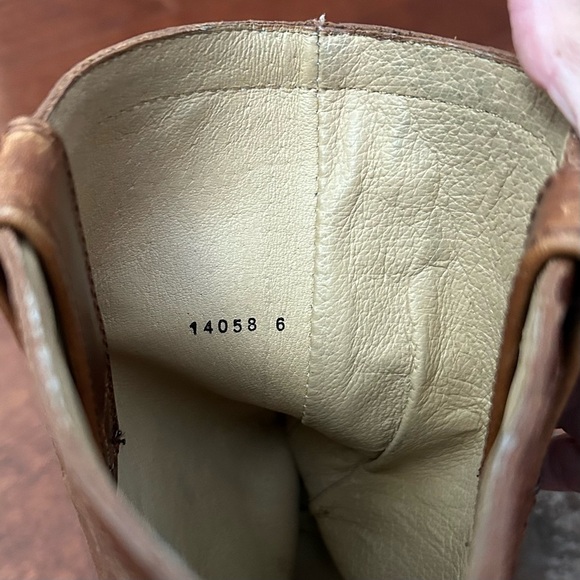 Frye Women’s Brown Leather Boots with Classic Western Harness Details, Size 10 - Picture 13 of 15